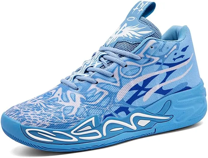 Men's Basketball Shoes, Colored Outdoor Fashionable Casual Shoes, Breathable, Anti Slip, wear-Resistant Neutral Sports Shoes