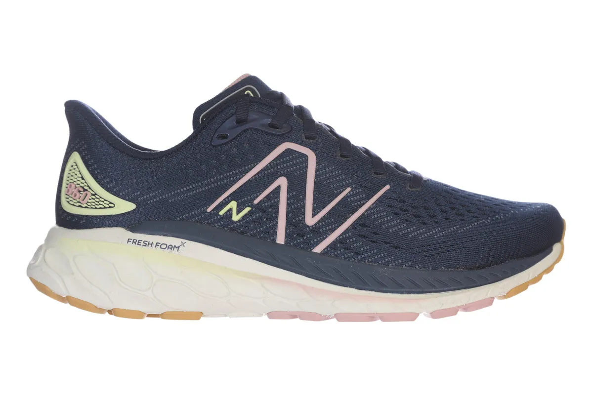 New Balance 860v13 B Navy/Pink Womens