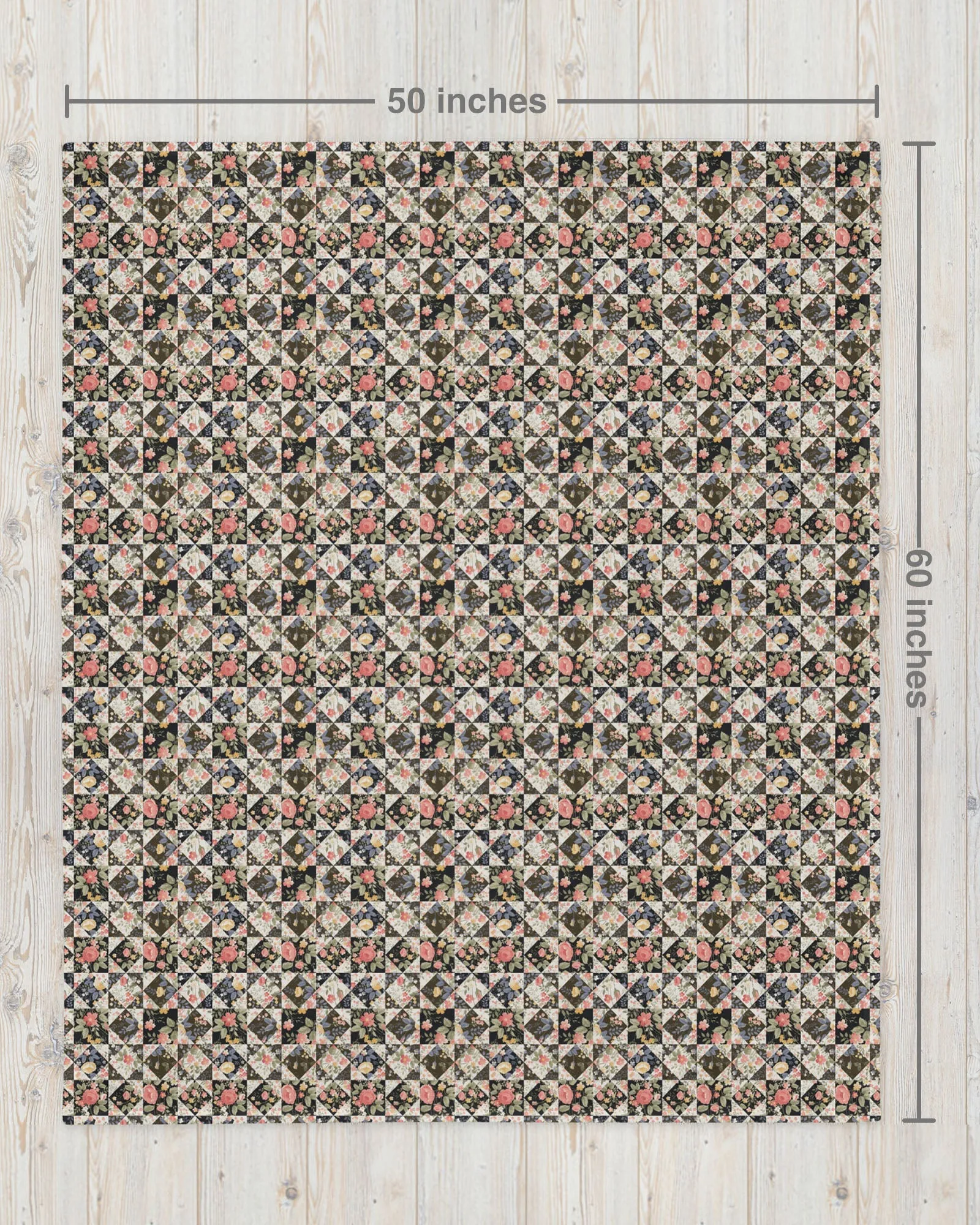 Patchwork Quilt Bonfire Blanket