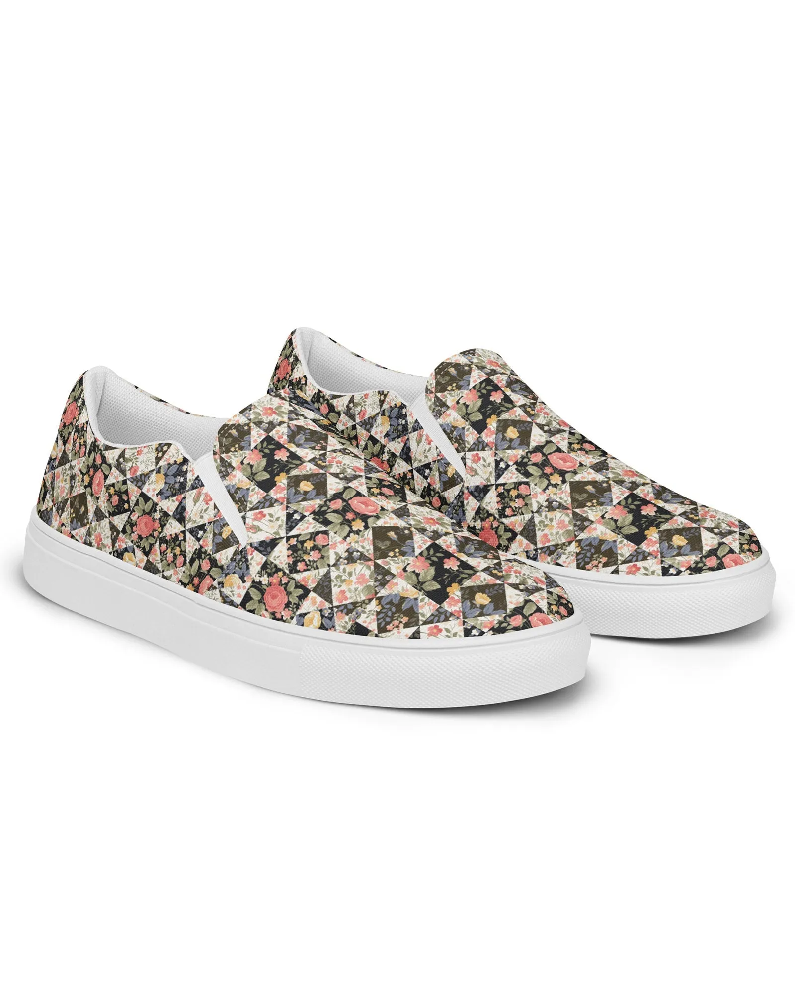 Patchwork Quilt Cabin Kicks Shoes