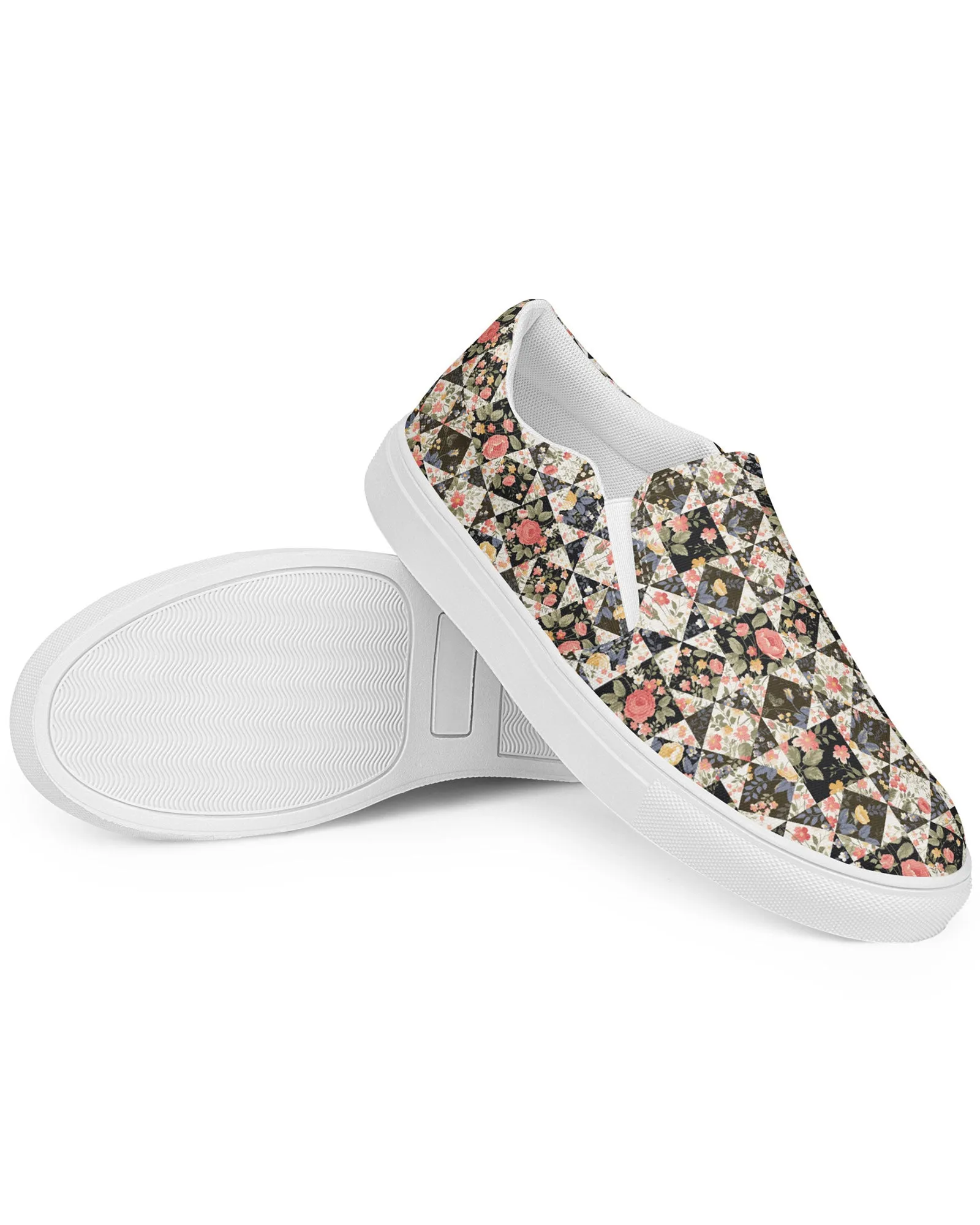Patchwork Quilt Cabin Kicks Shoes