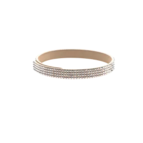 Sand Rhinestone Ankle Strap