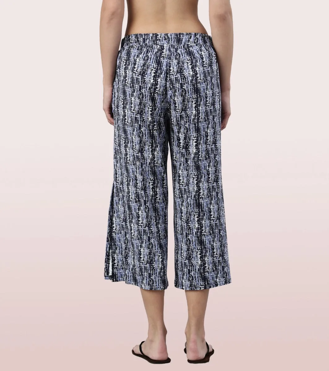 Shop In Culotte | Crop Length Culotte With Smart Side Slits