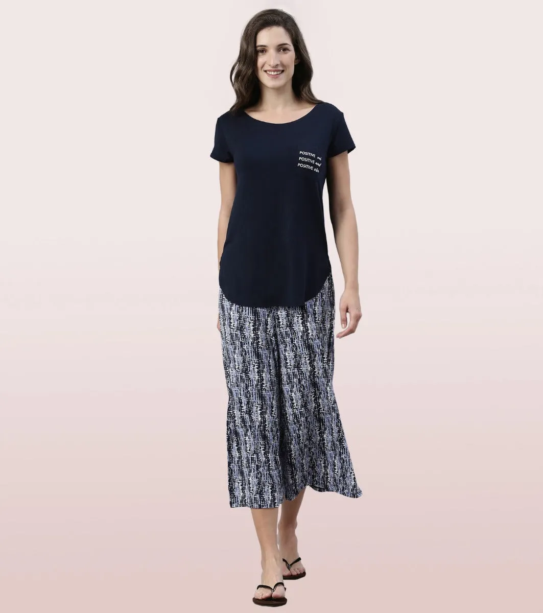 Shop In Culotte | Crop Length Culotte With Smart Side Slits