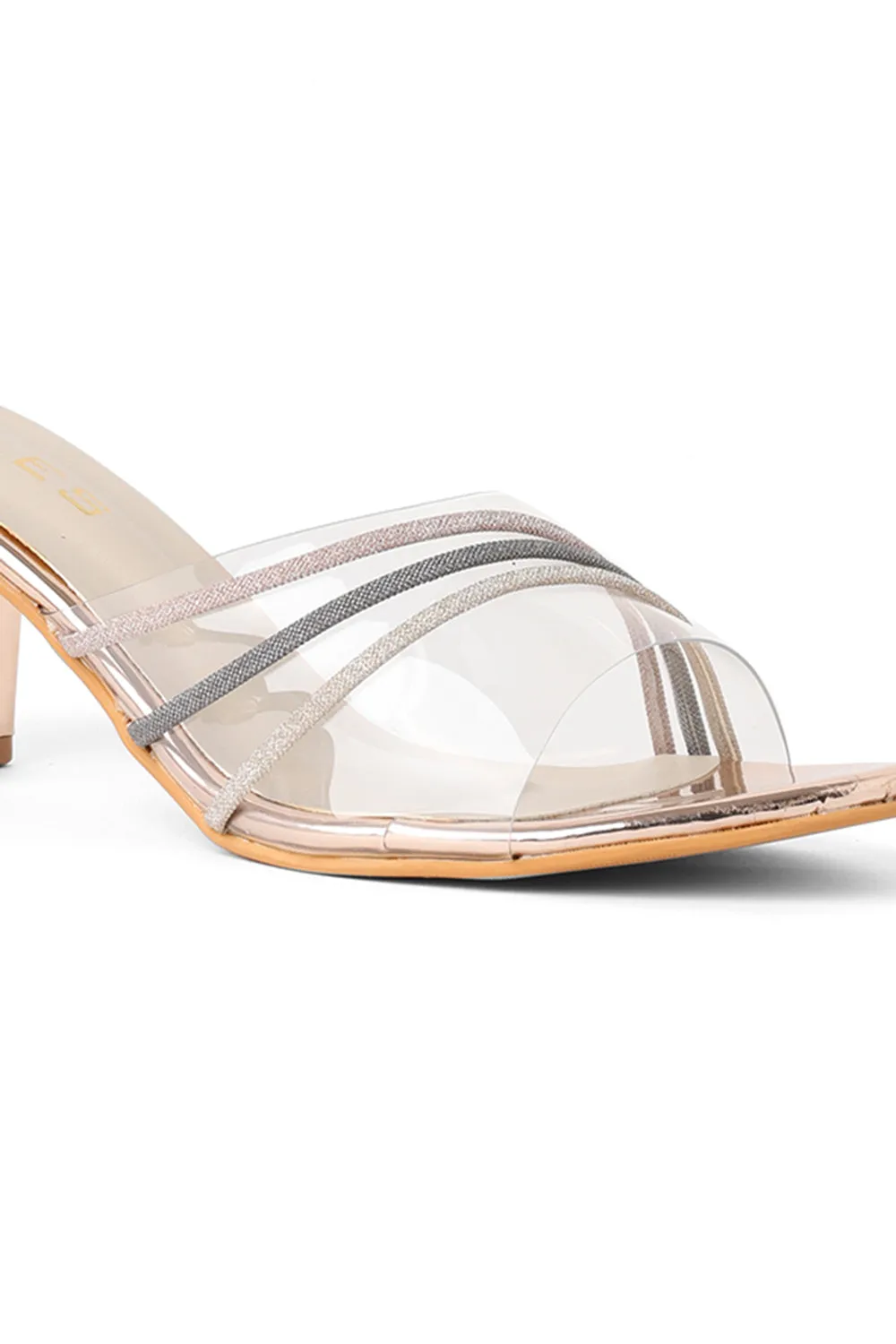 SOLES Crystalline Transparent Heels