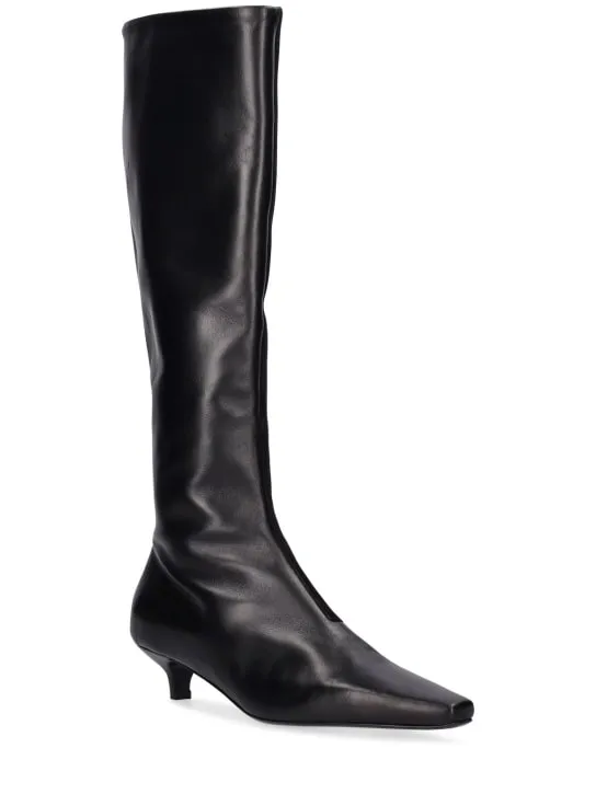 Toteme   35mm The Slim leather tall boots 