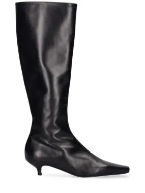 Toteme   35mm The Slim leather tall boots 