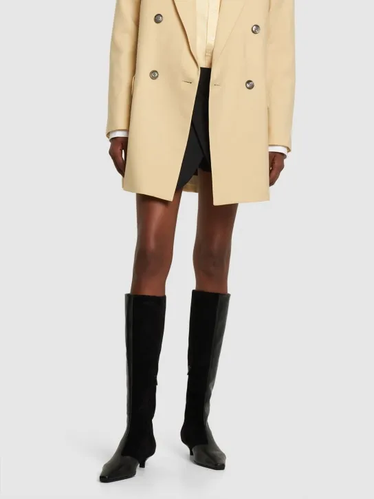 Toteme   35mm The Slim leather tall boots 