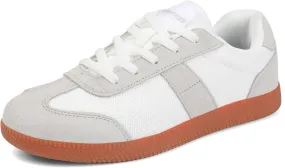 UBFEN Womens Fashion Sneakers Classic Retro Trainers Skate Shoes Casual Comfort Walking Footwear