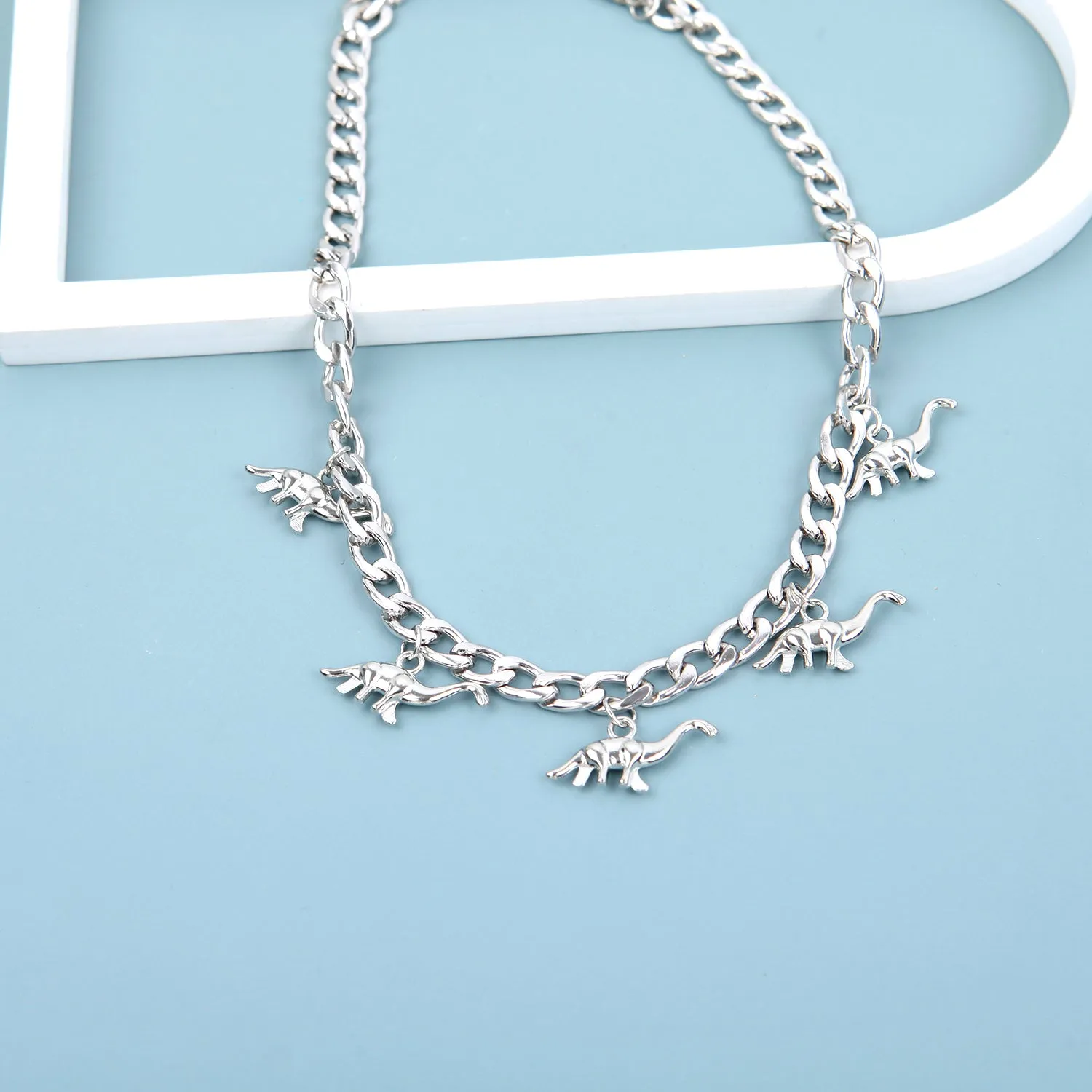 Unique Full Dinosaur Necklace