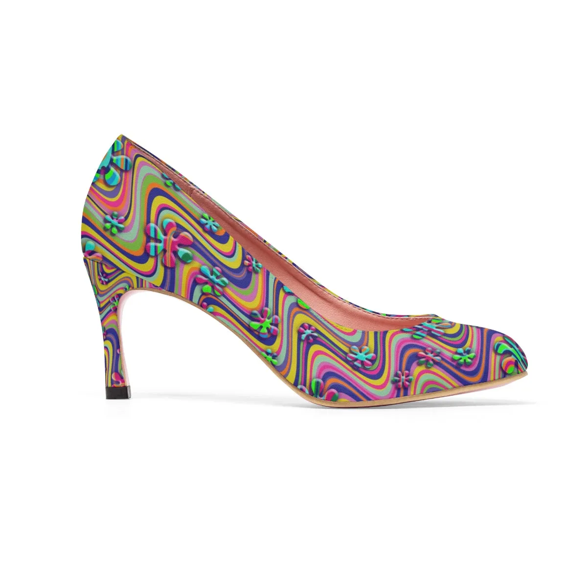 Wavy Daisy Women's High Heels
