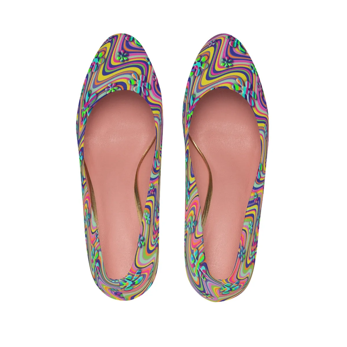 Wavy Daisy Women's High Heels