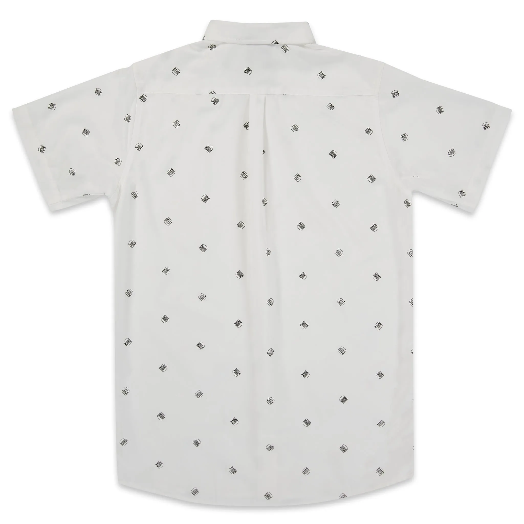 White Double-Double Button Up