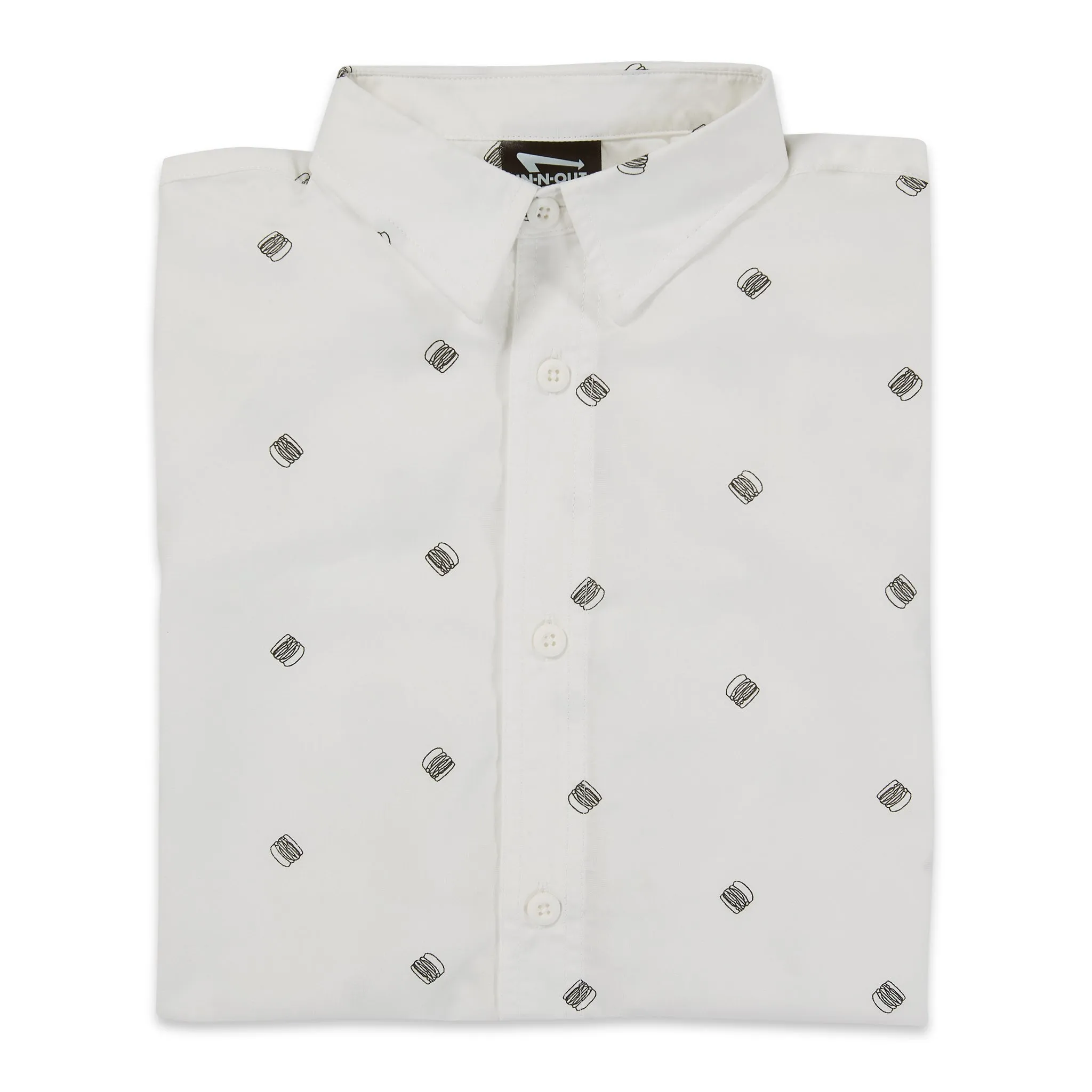 White Double-Double Button Up