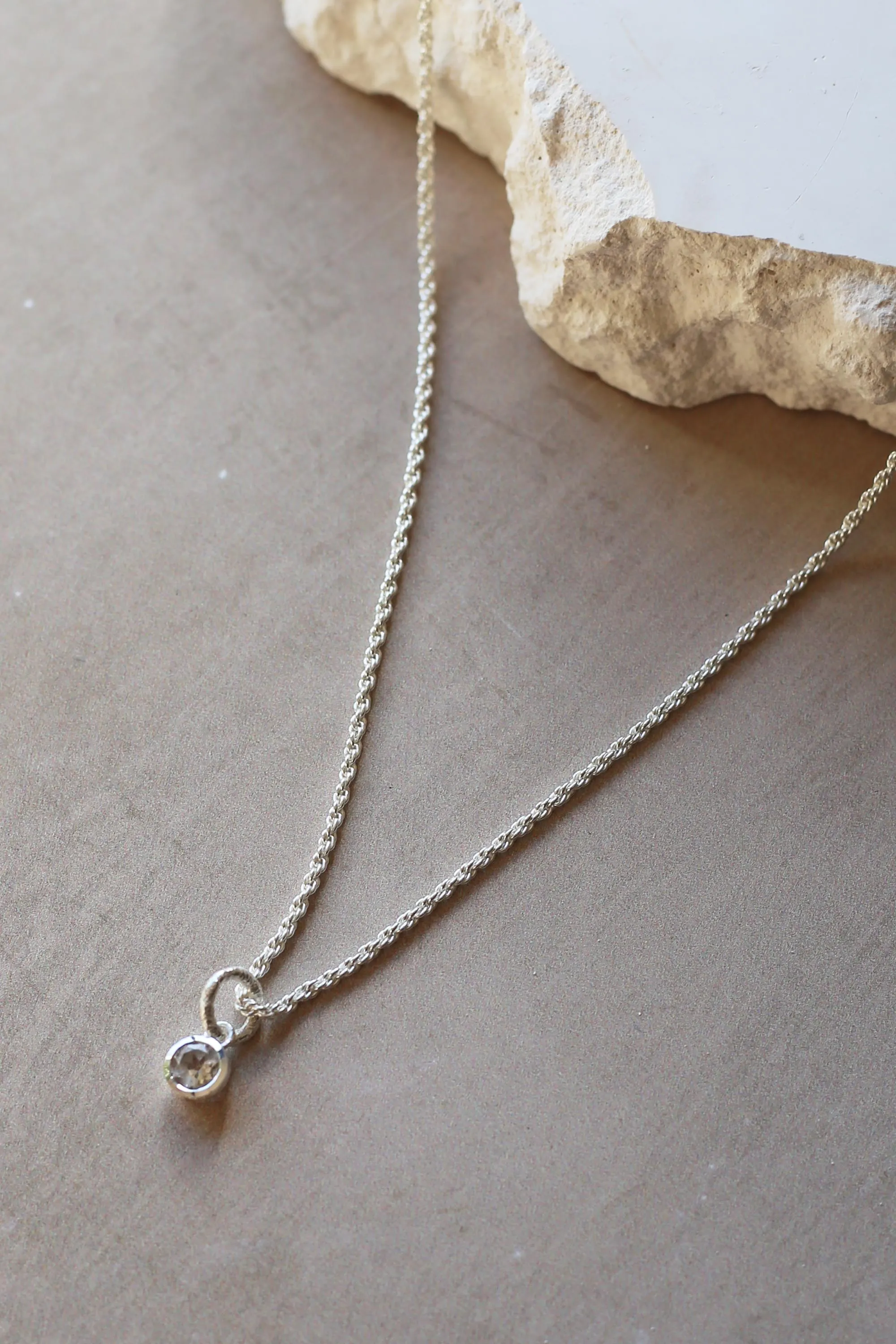 White Topaz Necklace