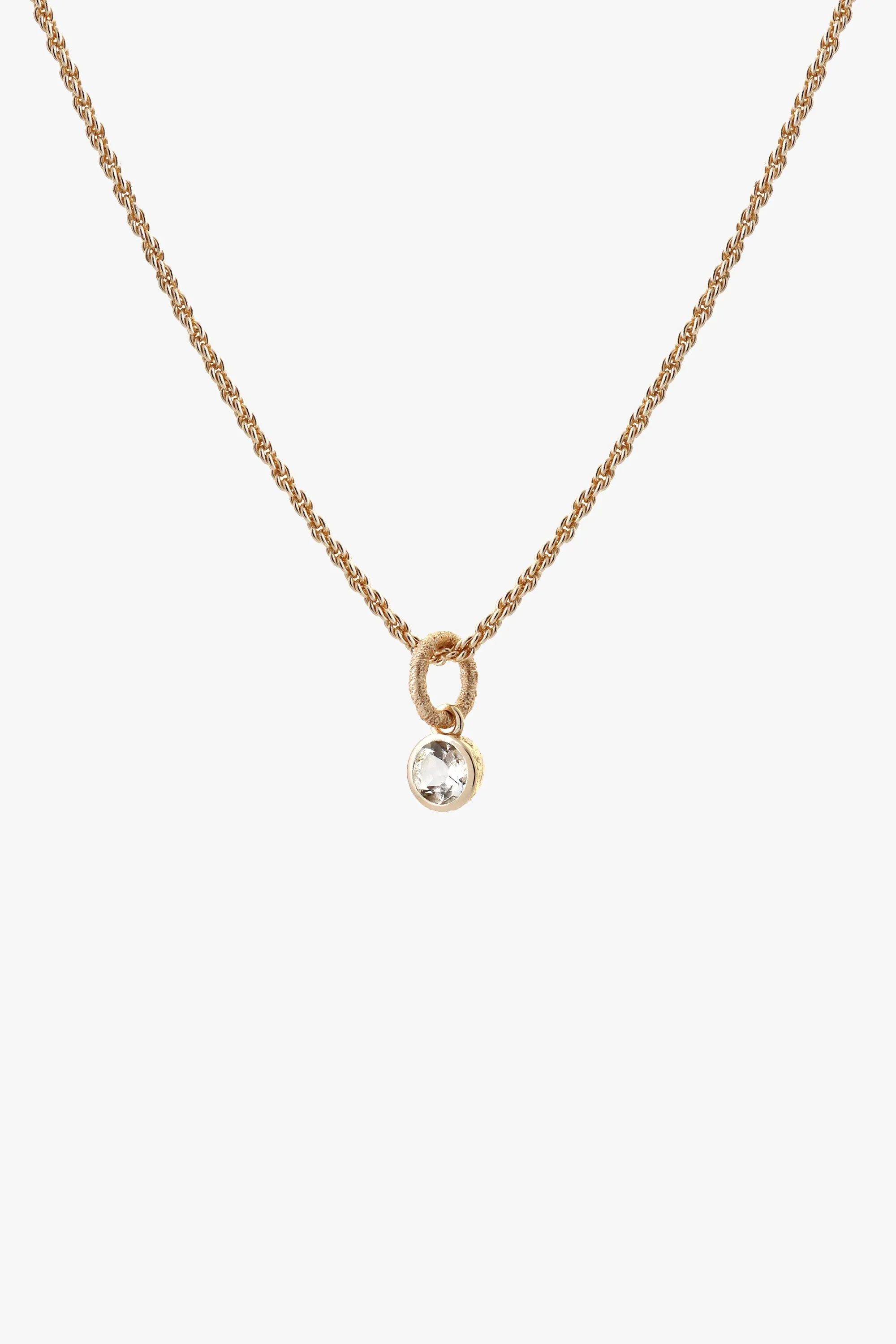 White Topaz Necklace