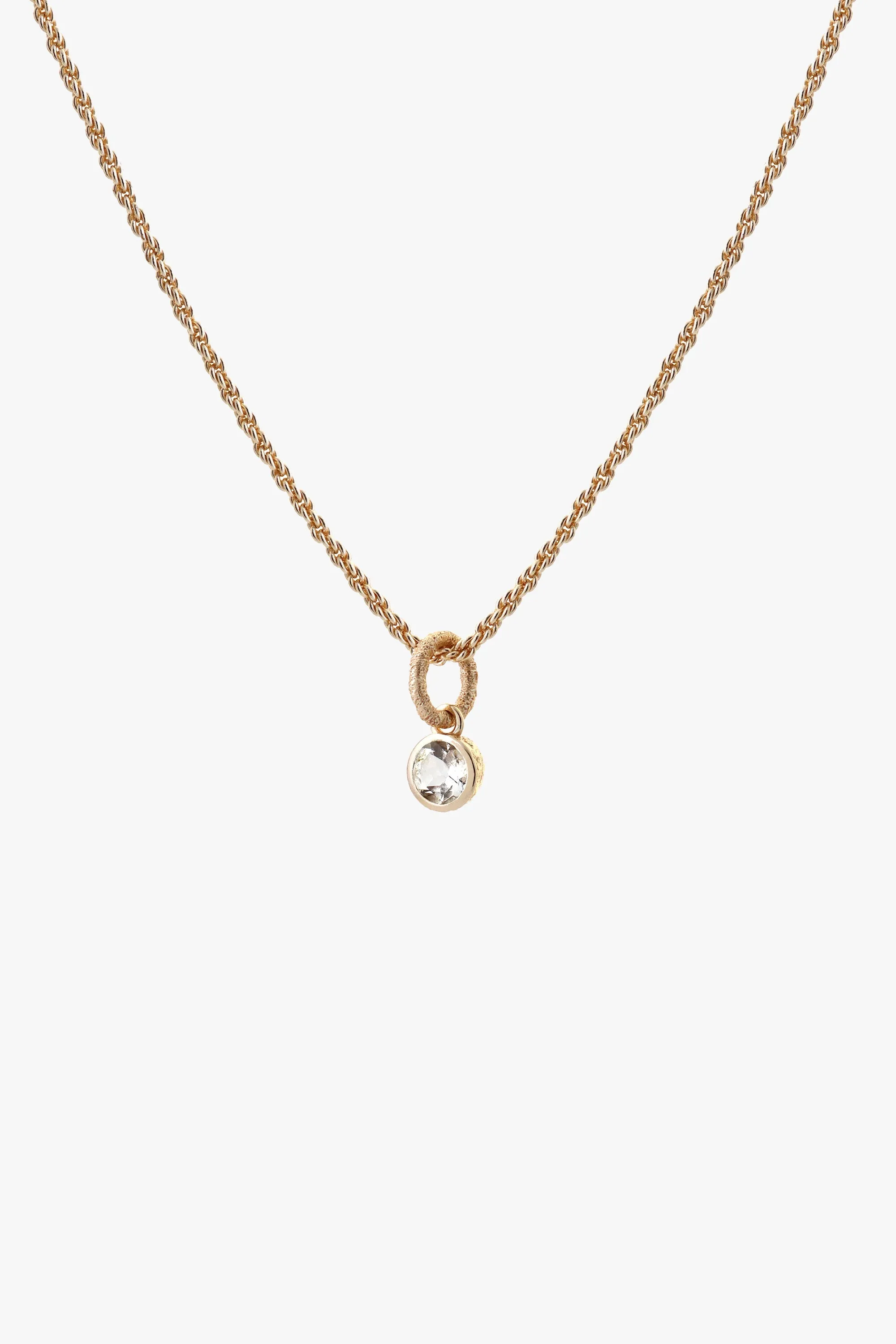 White Topaz Necklace