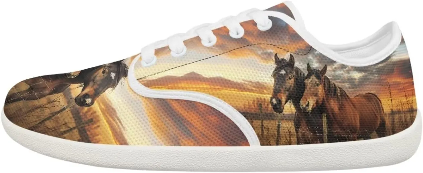 Women's Work Shoes Casual Skate Shoes Lace-Up Running Sneakers Basketball Driving Walking Shoes